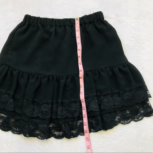 Colza, Lace Trim Skirt, Size Large - Picture 15 of 15